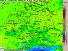 Donnerstag k&auml;ltester Tag der Woche