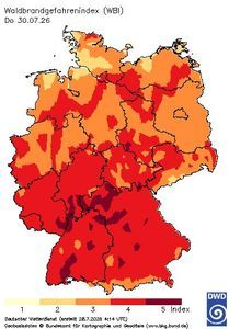 Waldbrandgefahr: H&ouml;chste Vorsicht geboten!
