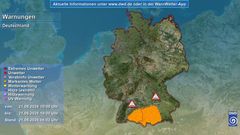 Unwetterlage in Bayern: Starkregen am Freitag