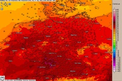Sonne, Hitze und Gewitter