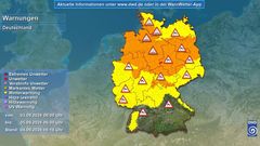 Sturmtief fegt heute &uuml;ber Deutschland