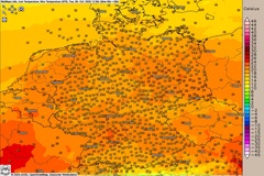 Sehr mild und trocken im S&uuml;den, Wolken im Norden