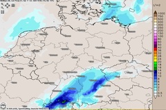 Regen im S&uuml;den, st&uuml;rmischer Wind an den K&uuml;sten