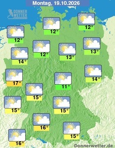 Mildes Herbstwetter mit Sonnenchancen